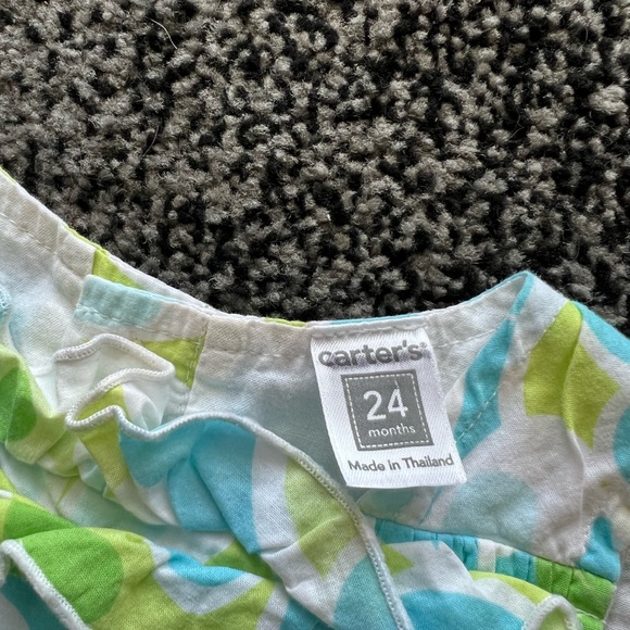 Laura Ashley And Carter’s Girls 24M Summer 2PC Dresses - Picture 2 of 6